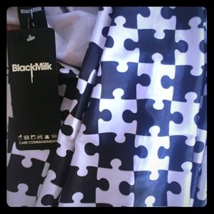 Black Milk Jigsaw Leggings L